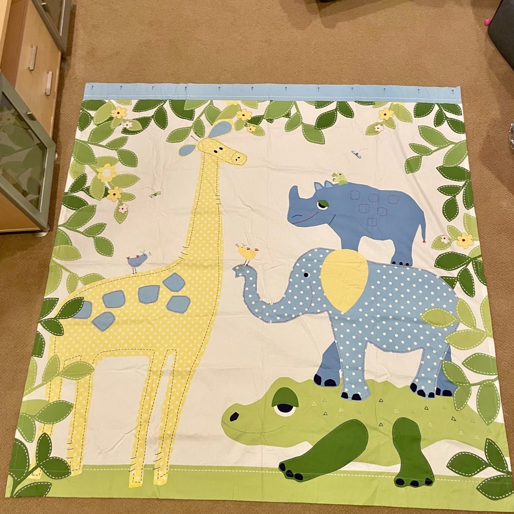 Pottery Barn Kids shower curtain EUC